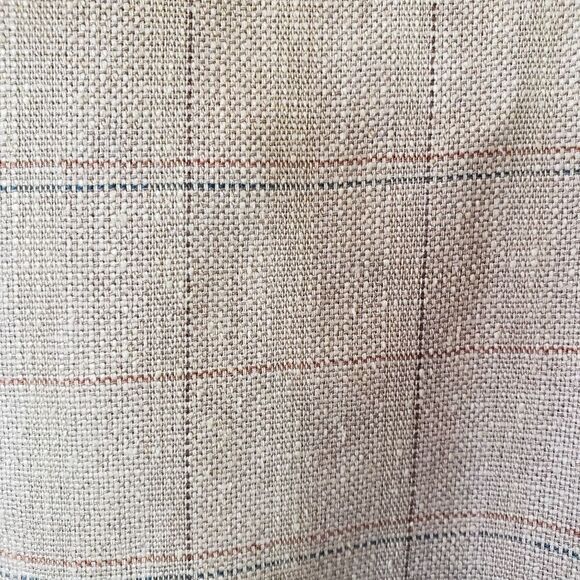 VINTAGE LORD & TAYLOR Plaid Silk-blend Skirt - Picture 3 of 9